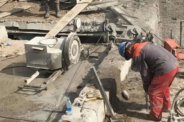 繩鋸切割如何應(yīng)用在鋼筋混凝土拆除工程技術(shù)上