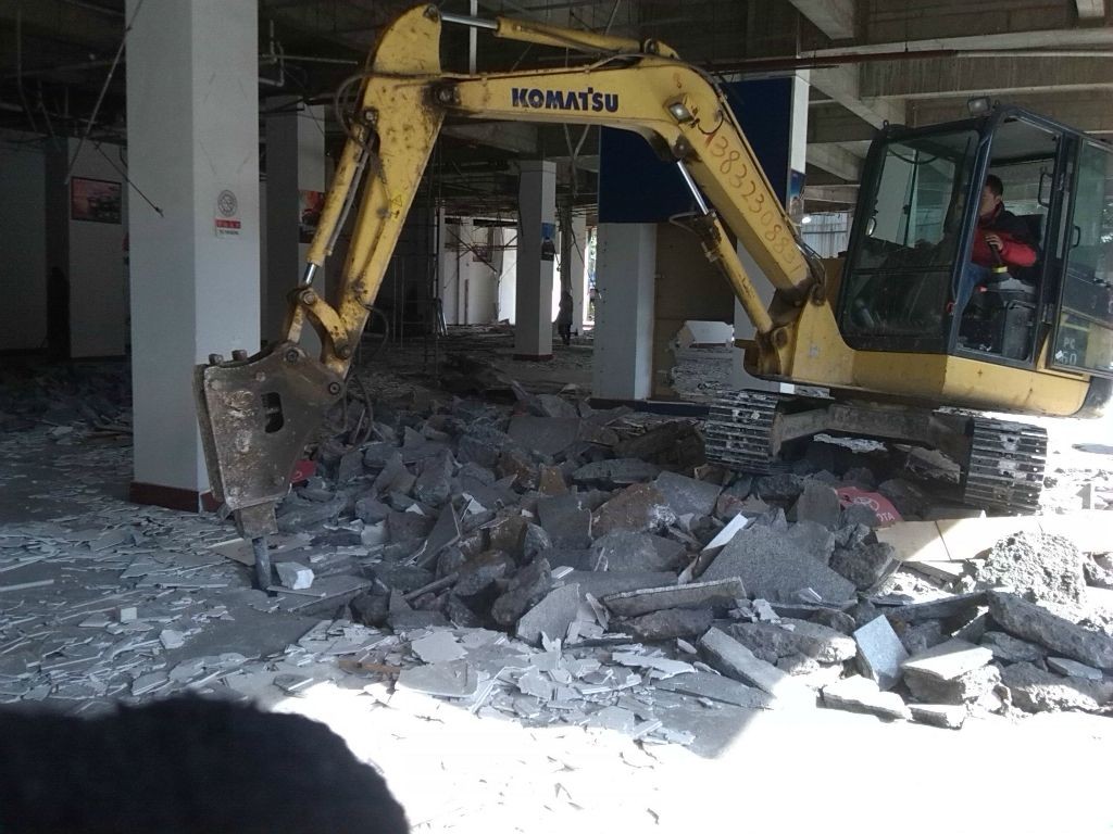 地面拆除，地面破碎，人工拆除